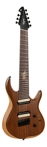 Guitarra elétrica Tagima Brazil True Range 8 de  cedro natural satin verniz brilhante com diapasão de pau ferro