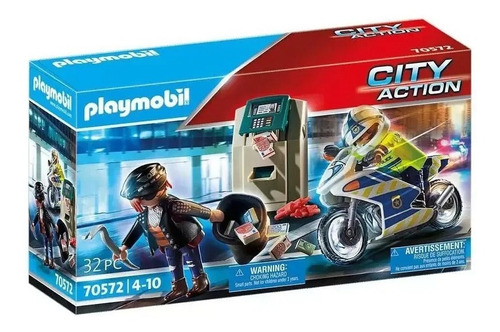 Playmobil City Action Assalto Ao Caixa Eletrônico 70572