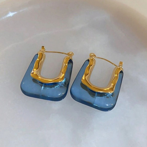 4 Pares De Aretes De Acrilico