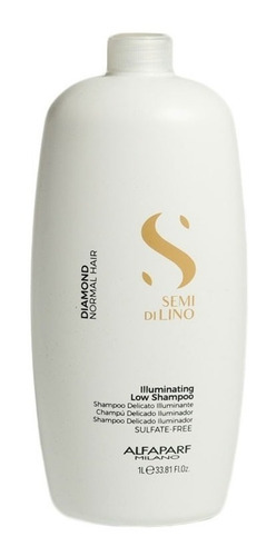 Shampoo Alfaparf X 1000 Semi Di Lino Diamante Brillo Suave