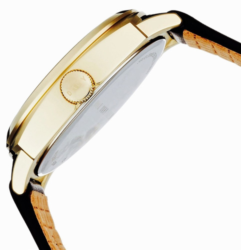 Relógio Pulso Feminino Dkny Aço Dourado Pulseir Couro Ny2537