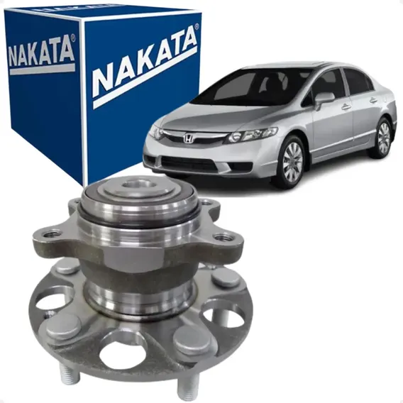 Cubo Roda Traseira Rolamento Civic C/ Abs 2007 A 2014