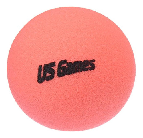 Pelota De Espuma Económica Sin Recubrimiento Us-games De 6 P