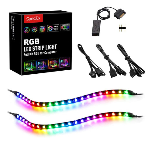 Kit De Luces Led Rgb Direccionables Para Pc   Iluminacion M