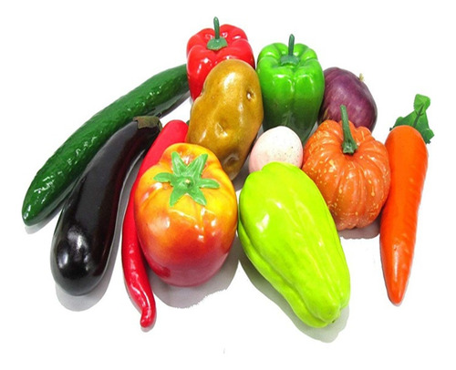 . Traje De Frutas Y Verduras Artificiales Realistas
