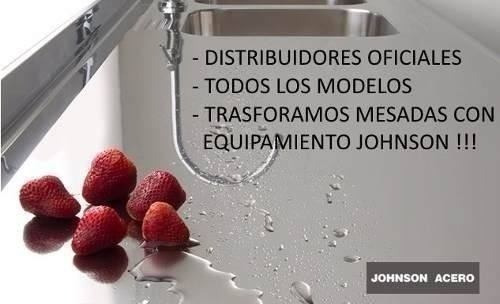 Mesadas Cocina Acero Inoxidable Bacha Simple Central 180x61
