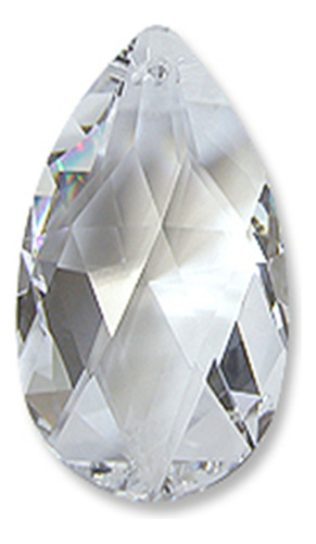 Gota Amêndoa 63 Mm Cristal Legítimo De Alta Qualidade 5pçs