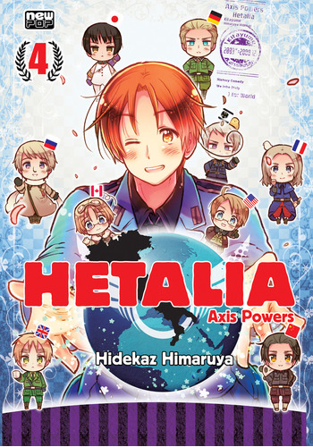 Hetalia Axis Power - Volume 04, De Himaruya, Hidekaz. Editora Newpop, Capa Mole Em Português