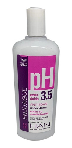 Acondicionador Crema Enjuague Han Ph 3.5 Extra Acido X500ml 