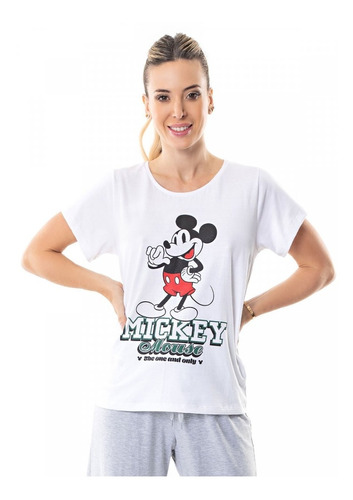 Remera Mujer Classic Mickey Disney Cocot Oficial 21074