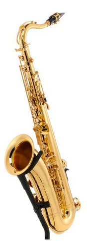 Saxofone Tenor Yamaha Yts-62 Tudel Curvo - Cor Dourado Laca