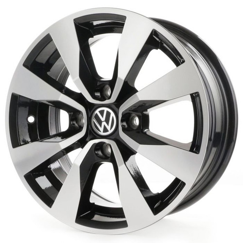 Volkswagen Gol 14 " - Plateado/Negro