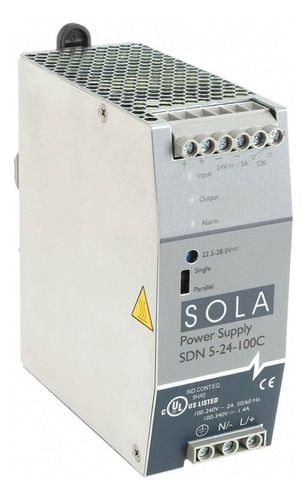 Fuente De Poder Marca Emerson Modelo Sola 120w 24 Vdc 5a 