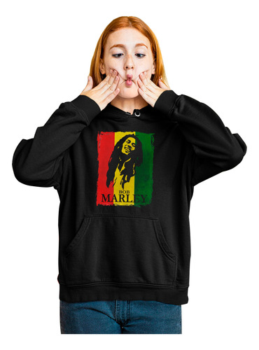 Sudadera Con Capucha Bob Marley Rasta Reggae Estreno