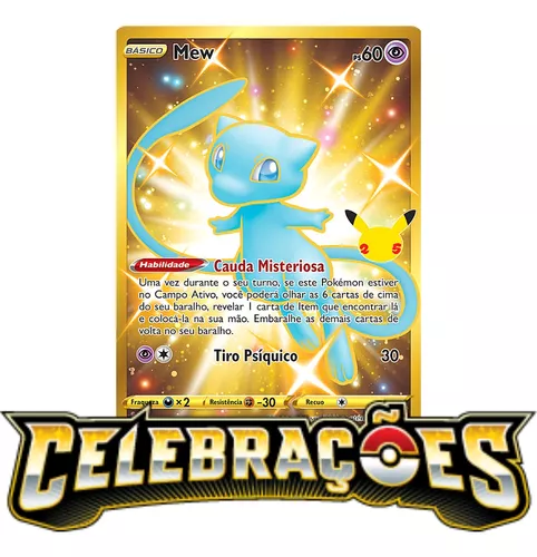 Coleção de cartas Pokémon Lendários com 15 cartas Originais COPAG