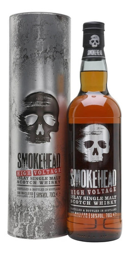 Whisky Smokehead de alto voltaje, 700 ml, 58%, malta pura