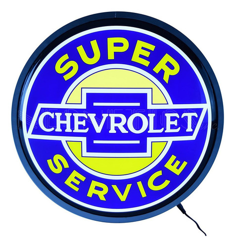 Neonetics Super Chevrolet Servicio Backlit Led Iluminado Se 