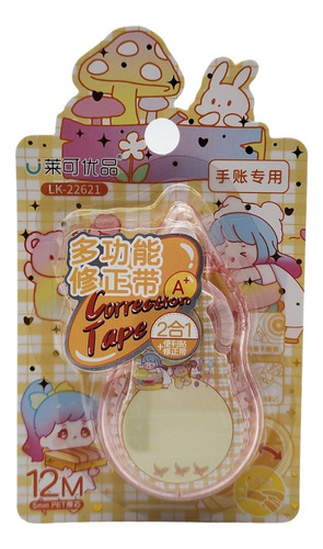 Corrector Cinta Diseño Kawaii Cute Varios Colores