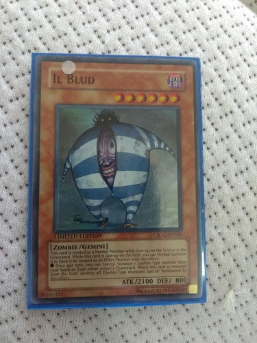 Yu-gi-oh! Il Blud Limited Edition Super Csoc-ene2