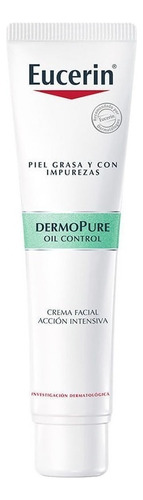 Crema Facial Eucerin Dermopure Oil Control Noche 40ml Eucerin para piel grasa de 40mL/43g 15+ años