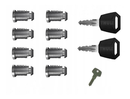 Thule 4508 - 8 Fechos E 2 Chaves One Key System 8 Pack 