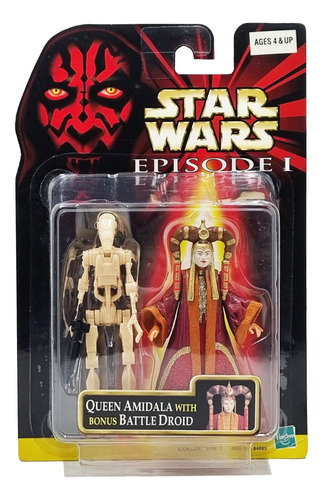 Hasbro - Star Wars - E1 - Queen Amidala With Battle Droid