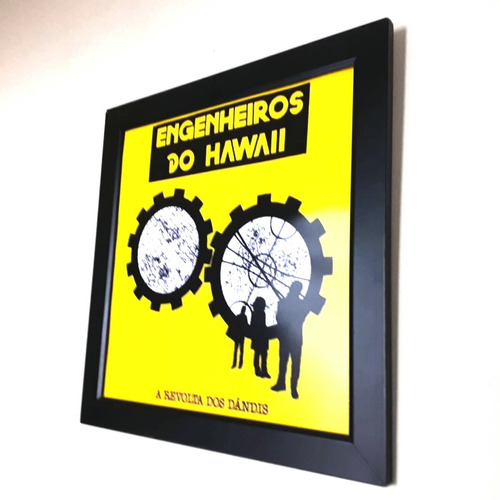 Quadro Lp Engenheiros Do Hawaii A Revolta Dos Dandis Capa