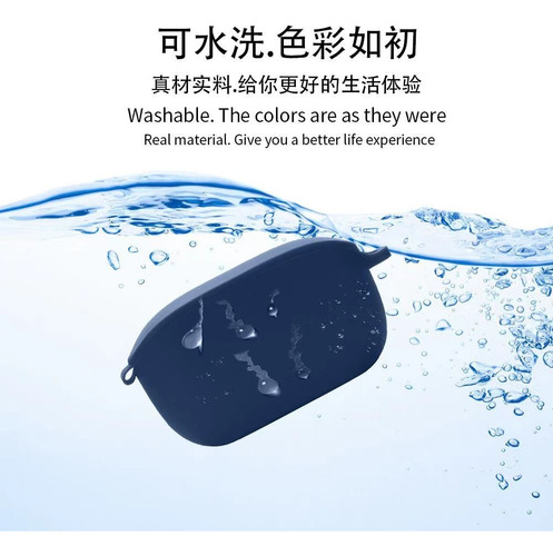 Solid Color Silicone Earphone Case For Wave 100 Tws