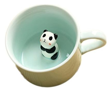 Zah Taza 3d Animal Inside Cup Cartoon Ceramic Teacup Para Ni