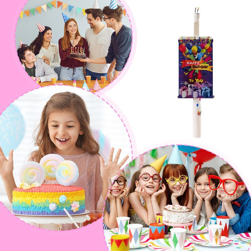 Velas De Cumpleaños Vela De Cumpleaños Con Pancarta Velas Es
