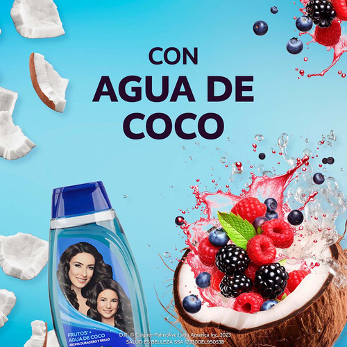 Shampoo Caprice Naturals Frutos Y Agua De Coco De 760 Ml