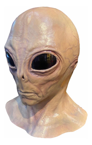 Máscara Alien Extraterrestre Alienígena Detalle Disfraz 