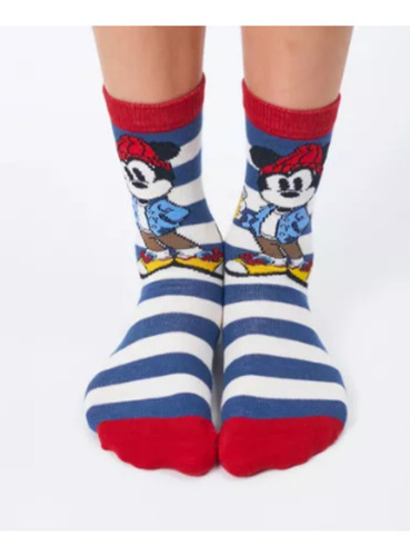 Pack X 3 Medias Minnie Mickey Ciudadela 1210-1211 Surtido Talle 2 2 (25-30)