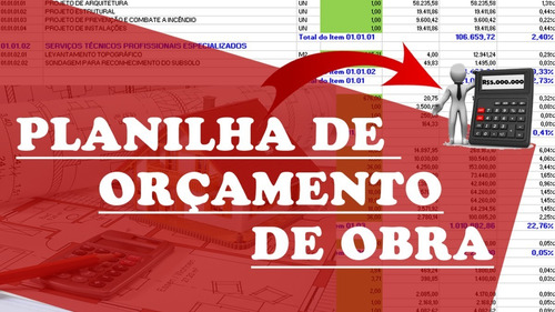 Planilha De Orçamento De Obra