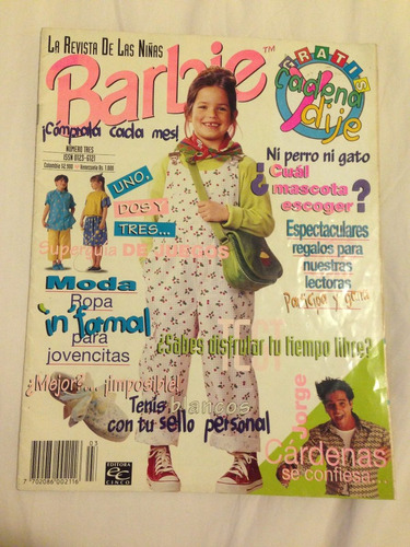 Barbie Muñeca Revista De Colección Años 90 Excelente Estado