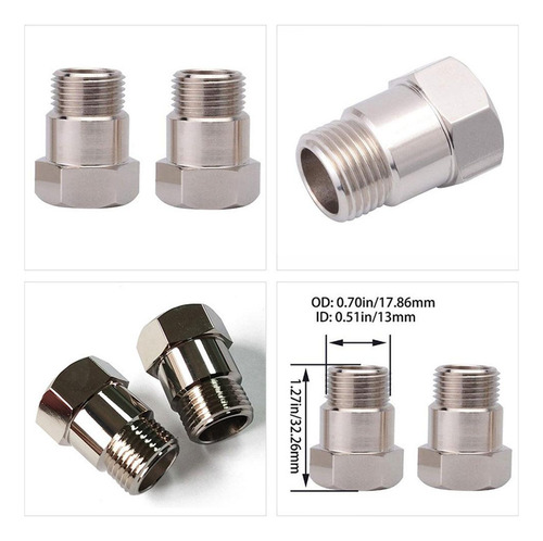 Conector De Sensor M18x1.5 Adaptador De Sensor De Oxígeno De