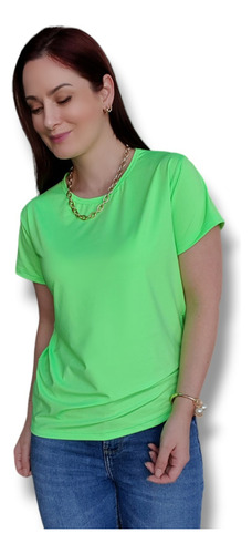 T-shirt Camiseta Blusinha Moda Feminina Neon Fluorescente