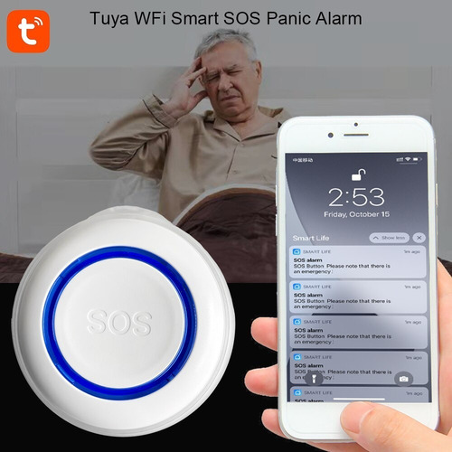 Boton De Panico O Emergencias Wifi Tuya Smart