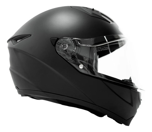 Casco Moto Integral Zeus Gj 821 Visor Simple Gaona Motos Negro Mate M
