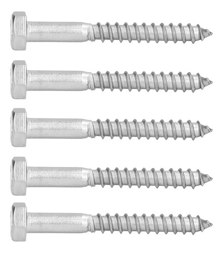 Tornillos Hexagonales De Acero Inoxidable 304 De Media Rosca