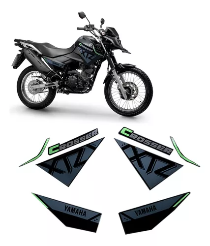 Kit Adesivos Crosser 150 Abs 2023 Preta Original Yamaha