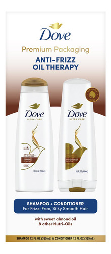 Dove ChampĂș Y Acondicionador Set, Terapia De Aceite Anti-fri