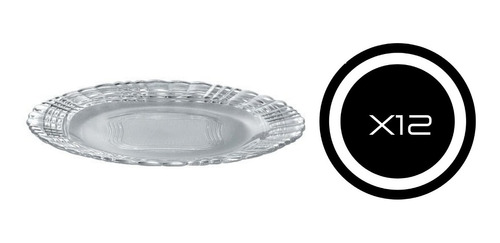 Plato Postre Vidrio Wheaton Crystal X12 Pettish Online Vc