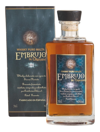 Imagen 1 de 10 de Whisky Embrujo De Granada 700ml - Importado Español 