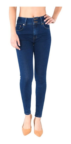 Pantalón Oggi Jeans Mujer Mezclilla Stretch Katia 