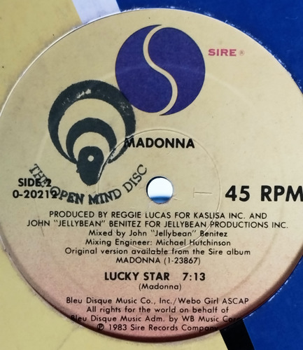 Madonna - Borderline/lucky Star Disco Remix Importado