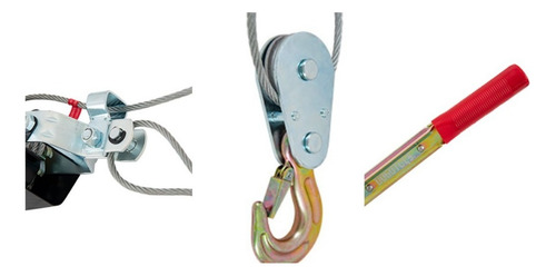 Malacate Manual Con Cable De Acero De 4 Ton 6mm X 3m