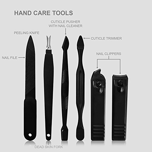 Corta Uñas Utopia Kit Manicura Acero Inoxidable Con Estuche