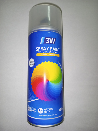 Spray Laca Transparente 3w