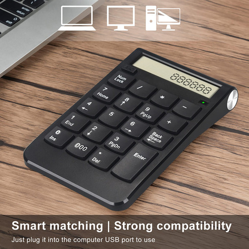 Teclado Numérico Inalámbrico Mini Teclado Numérico Portátil